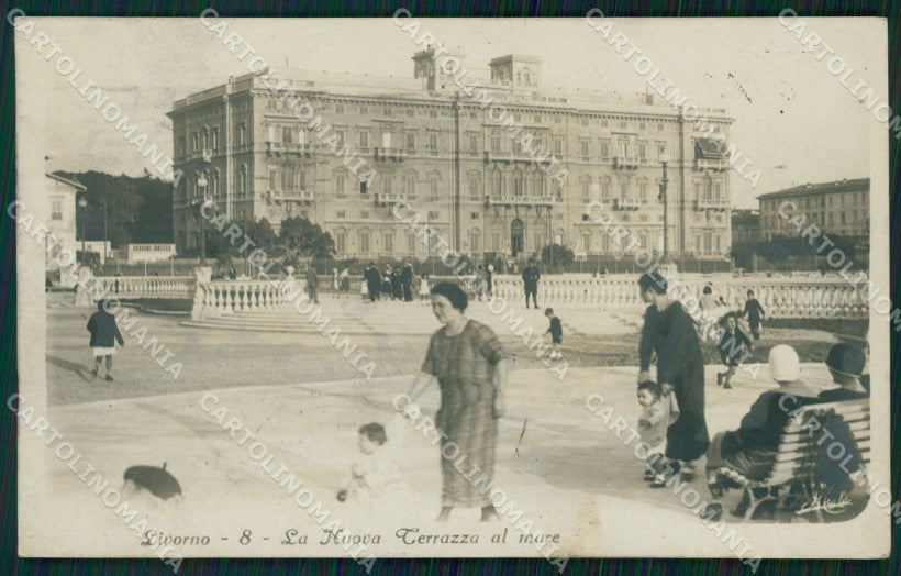 Livorno Città Terrazza sul Mare Foto cartolina WX1810 – fronte