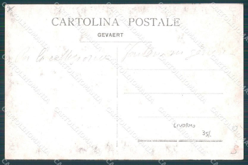 Livorno Città Militari Marina Militare Fuciliere Foto cartolina WX1823 – retro