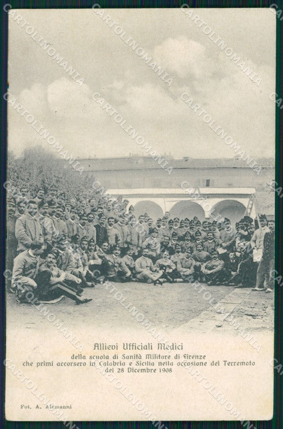 Firenze Città Allievi Ufficiali Medici Militari ABRASA cartolina WX1826 – fronte
