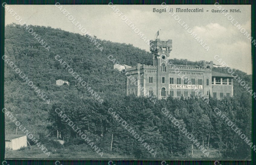 Pistoia Montecatini Querceta Hotel cartolina WX1828 – fronte