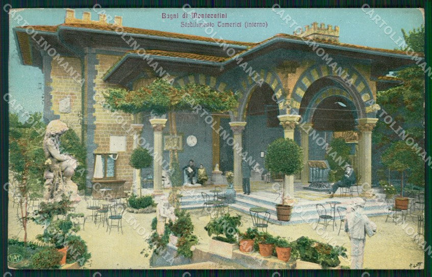 Pistoia Montecatini Stabilimento Tamerici Alterocca cartolina WX1844 – fronte
