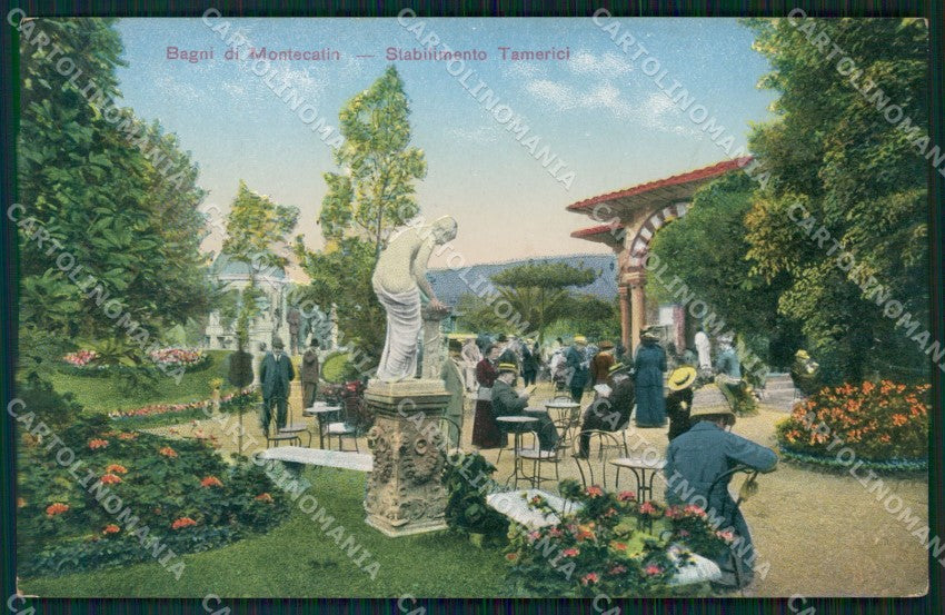 Pistoia Montecatini Stabilimento Tamerici cartolina WX1848 – fronte