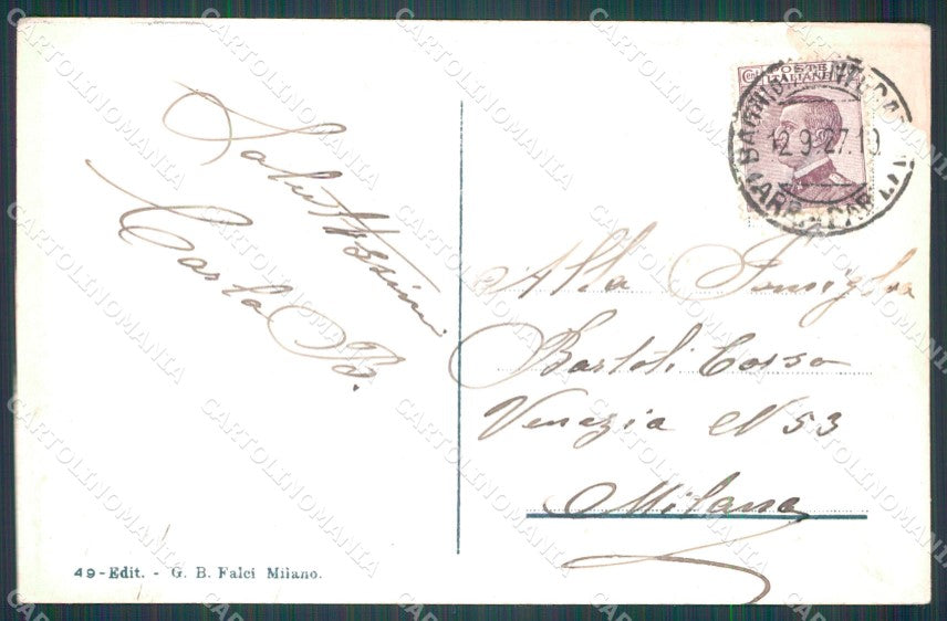 Pistoia Montecatini Stabilimento Tamerici PIEGHINA cartolina WX1850 – retro