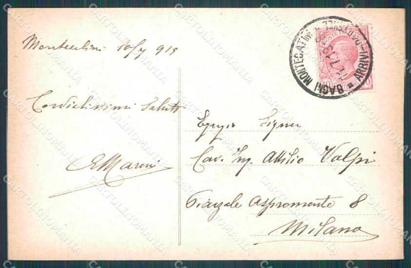 Pistoia Montecatini Stabilimento Tamerici Alterocca cartolina WX1851 – retro