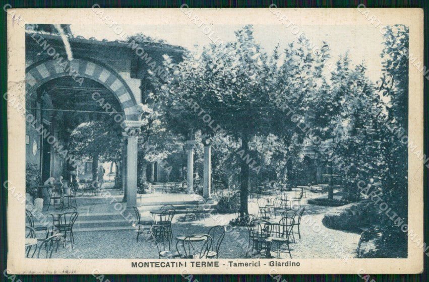 Pistoia Montecatini Stabilimento Tamerici cartolina WX1856 – fronte