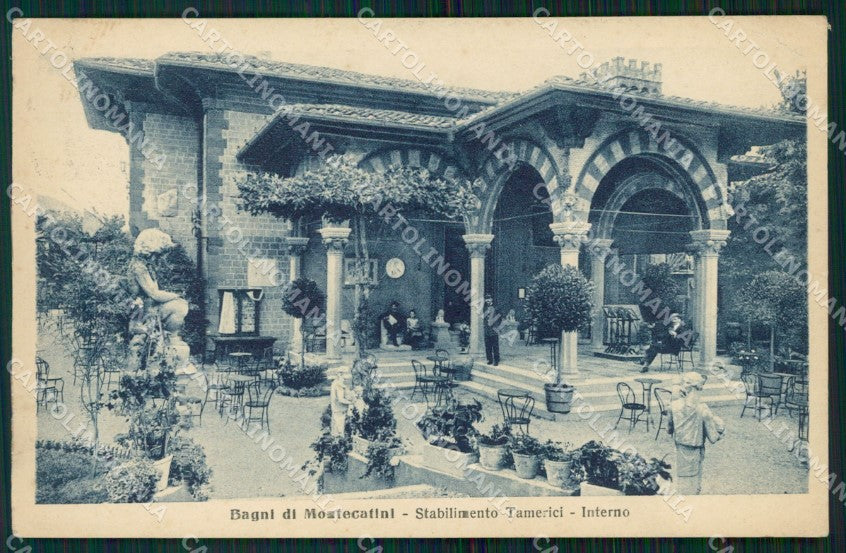 Pistoia Montecatini Stabilimento Tamerici cartolina WX1857 – fronte
