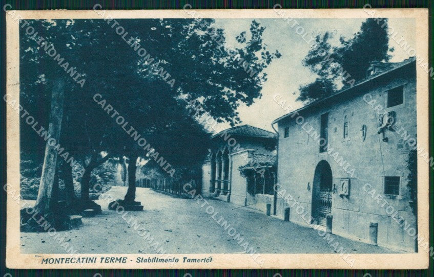 Pistoia Montecatini Stabilimento Tamerici cartolina WX1859 – fronte