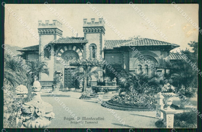 Pistoia Montecatini Stabilimento Tamerici ABRASA cartolina WX1862 – fronte