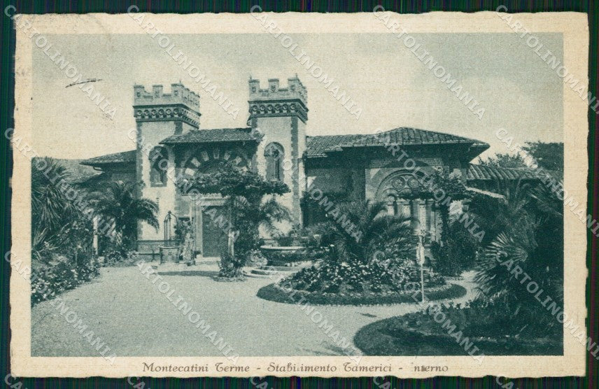 Pistoia Montecatini Stabilimento Tamerici cartolina WX1864 – fronte