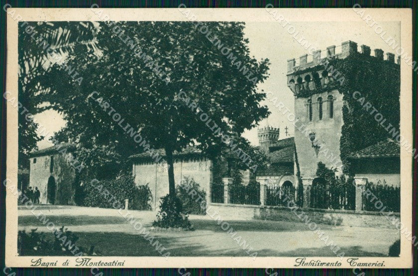 Pistoia Montecatini Stabilimento Tamerici cartolina WX1866 – fronte