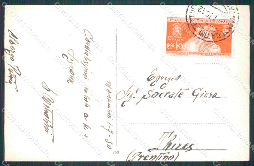 Pistoia Montecatini Stabilimento Tamerici cartolina WX1866 – retro