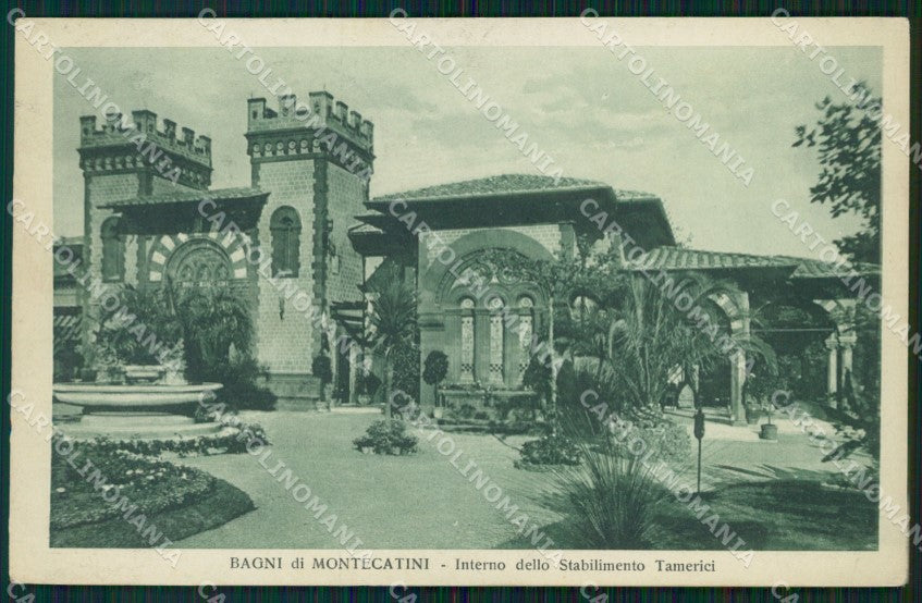 Pistoia Montecatini Stabilimento Tamerici cartolina WX1867 – fronte