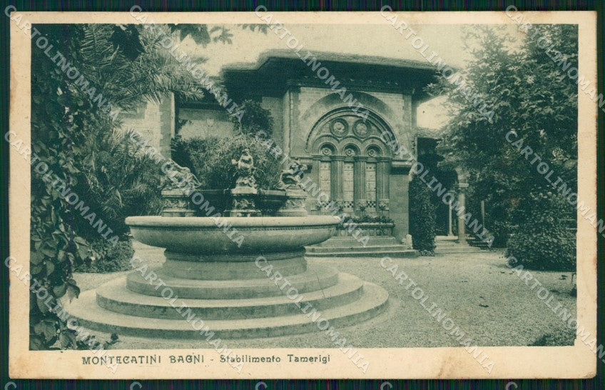 Pistoia Montecatini Stabilimento Tamerici cartolina WX1868 – fronte