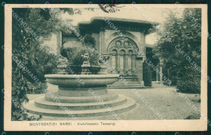 Pistoia Montecatini Stabilimento Tamerici PIEGHINE cartolina WX1869 – fronte