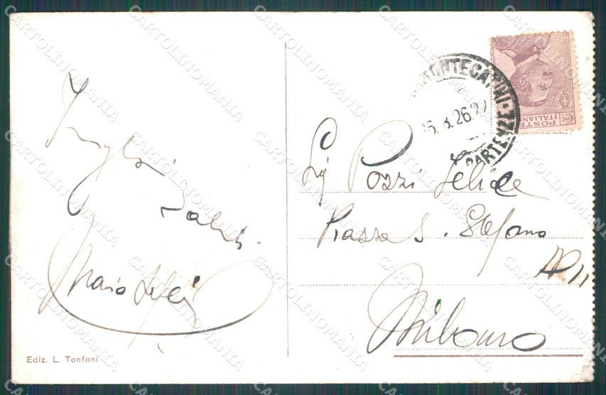 Pistoia Montecatini Stabilimento Tamerici cartolina WX1870 – retro