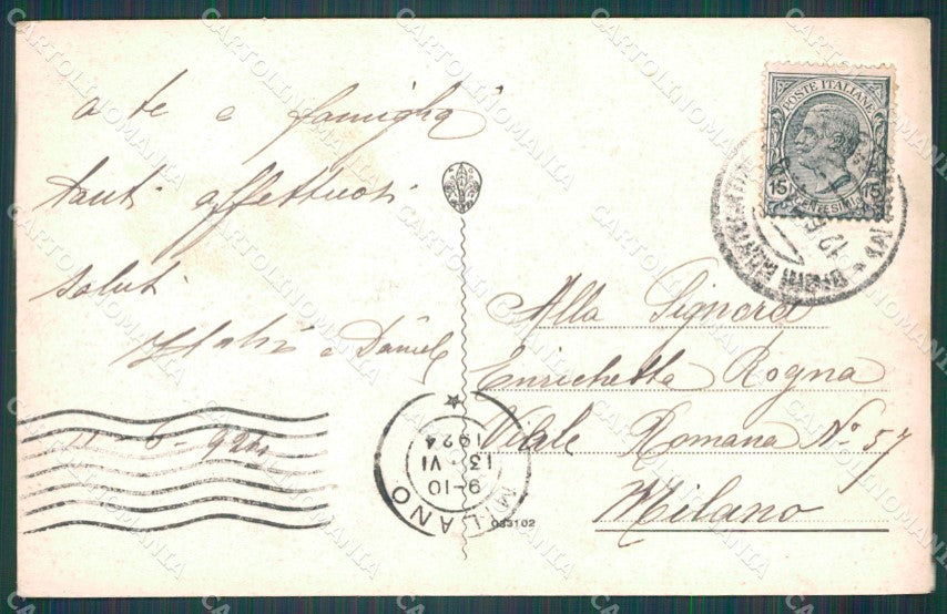 Pistoia Montecatini Stabilimento Tamerici PIEGHINA cartolina WX1872 – retro