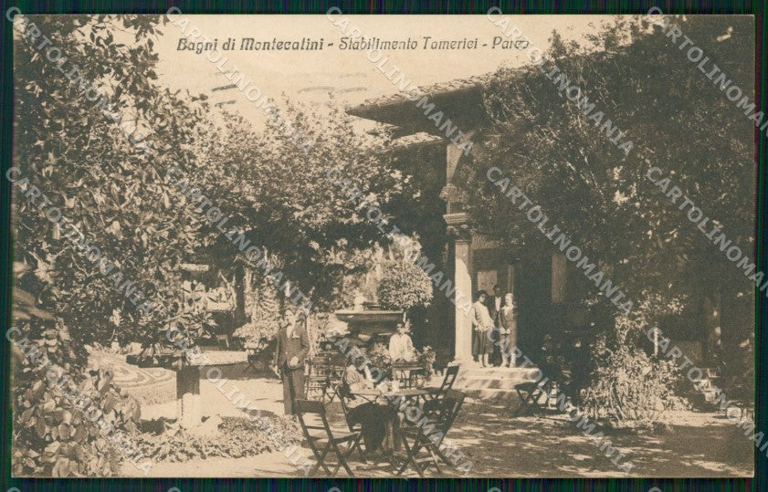 Pistoia Montecatini Stabilimento Tamerici cartolina WX1873 – fronte