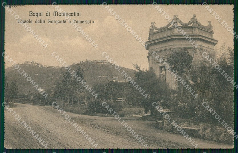 Pistoia Montecatini Edicola Sorgente Tamerici cartolina WX1874 – fronte