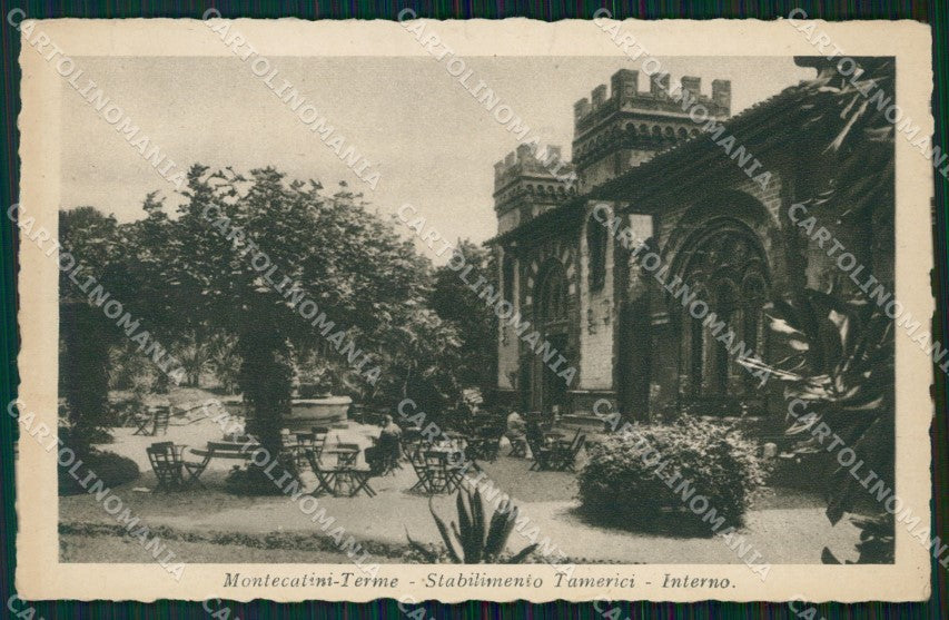 Pistoia Montecatini Stabilimento Tamerici cartolina WX1877 – fronte