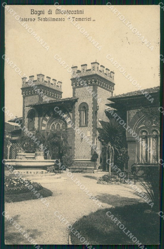 Pistoia Montecatini Stabilimento Tamerici cartolina WX1879 – fronte