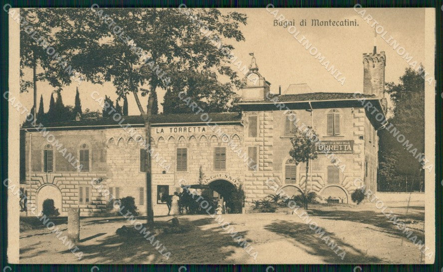 Pistoia Montecatini cartolina WX1883 – fronte