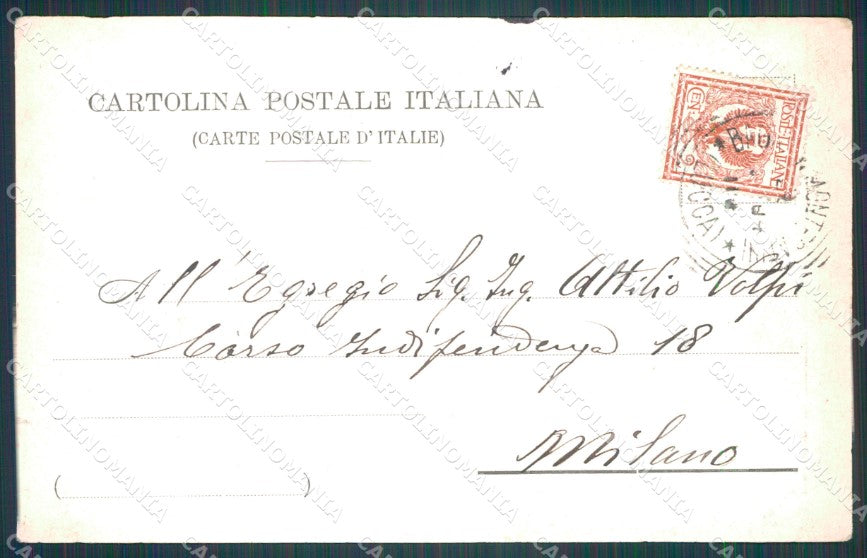 Pistoia Montecatini Stabilimento Tettuccio MACCHIA cartolina WX1888 – retro