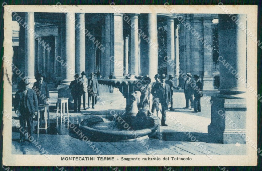 Pistoia Montecatini Stabilimento Tettuccio Sorgente cartolina WX1893 – fronte