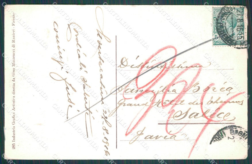 Pistoia Montecatini Stabilimento Tettuccio Sorgente cartolina WX1894 – retro