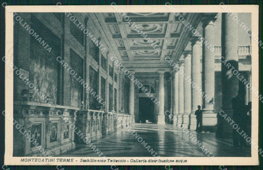 Pistoia Montecatini Stabilimento Tettuccio cartolina WX1901 – fronte