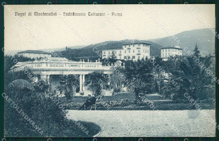 Pistoia Montecatini Stabilimento Tettuccio cartolina WX1906 – fronte