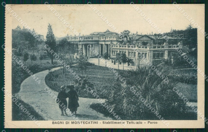 Pistoia Montecatini Stabilimento Tettuccio cartolina WX1907 – fronte
