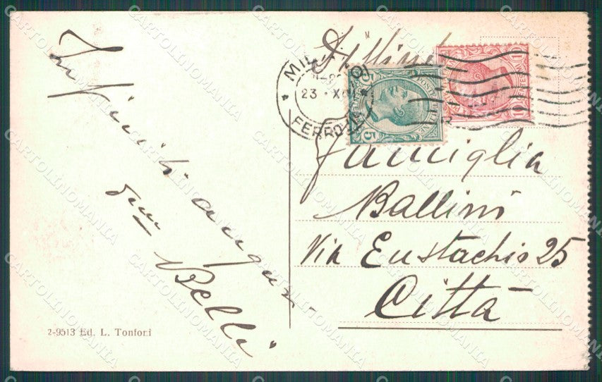 Pistoia Montecatini Stabilimento Tettuccio cartolina WX1907 – retro