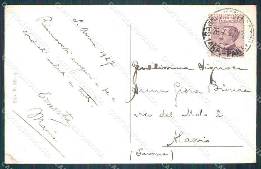 Pistoia Montecatini Stabilimento Tettuccio cartolina WX1908 – retro