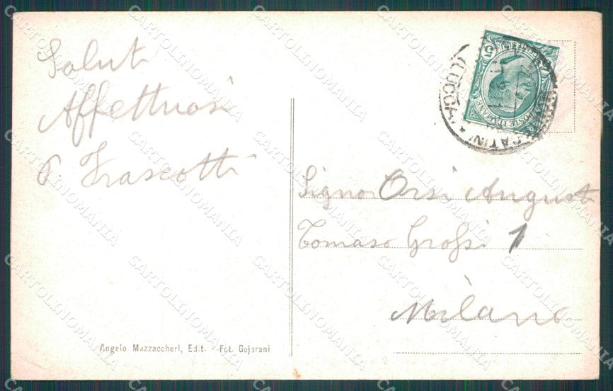 Pistoia Montecatini Tettuccio Alterocca 5593 PIEGHINA cartolina WX1910 – retro
