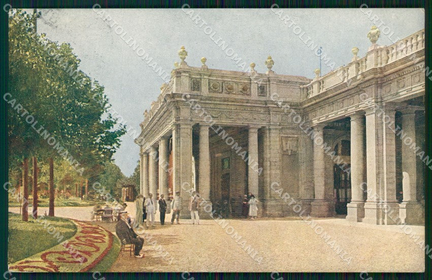Pistoia Montecatini Stabilimento Tettuccio cartolina WX1911 – fronte