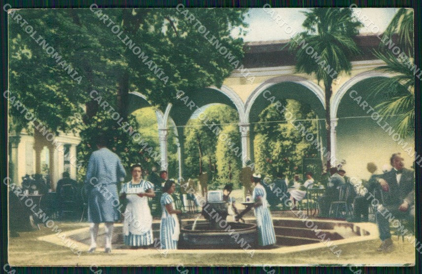 Pistoia Montecatini Stabilimento La Torretta cartolina WX1925 – fronte