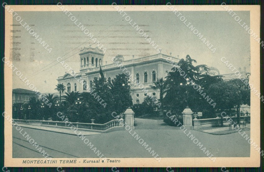 Pistoia Montecatini Teatro Kursaal cartolina WX1932 – fronte