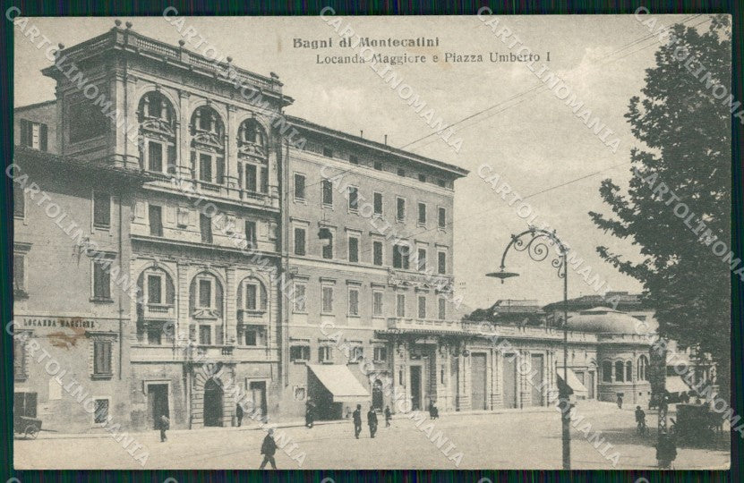 Pistoia Montecatini Locanda Maggiore cartolina WX1940 – fronte