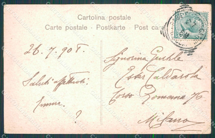 Pistoia Montecatini Hotel La Pace Alterocca 4046 cartolina WX1941 – retro
