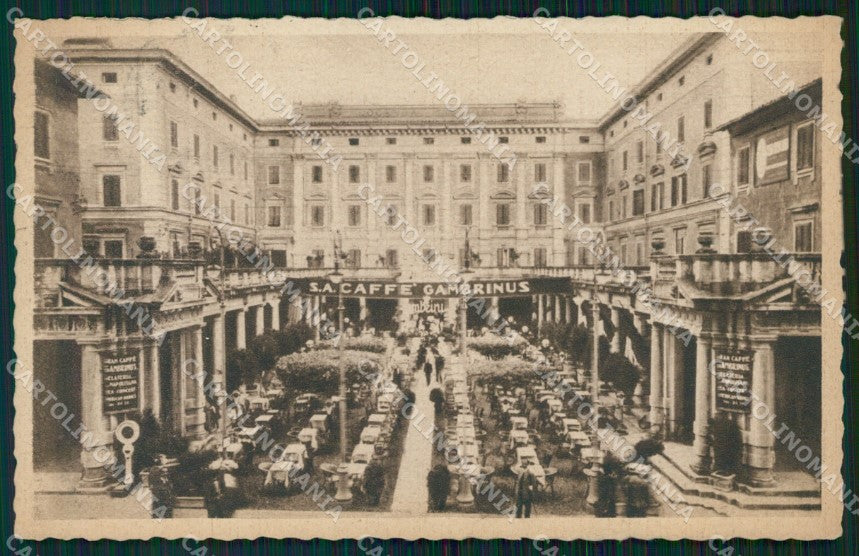 Pistoia Montecatini Caffè Gambrinus cartolina WX1945 – fronte