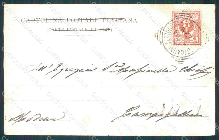 Pistoia Montecatini Stabilimento Tettuccio cartolina WX1950 – retro