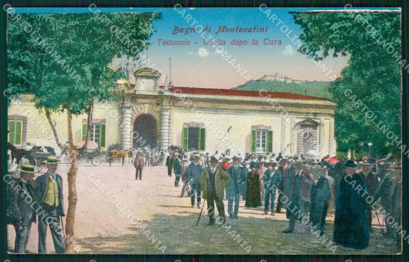 Pistoia Montecatini Stabilimento Tettuccio cartolina WX1957 – fronte