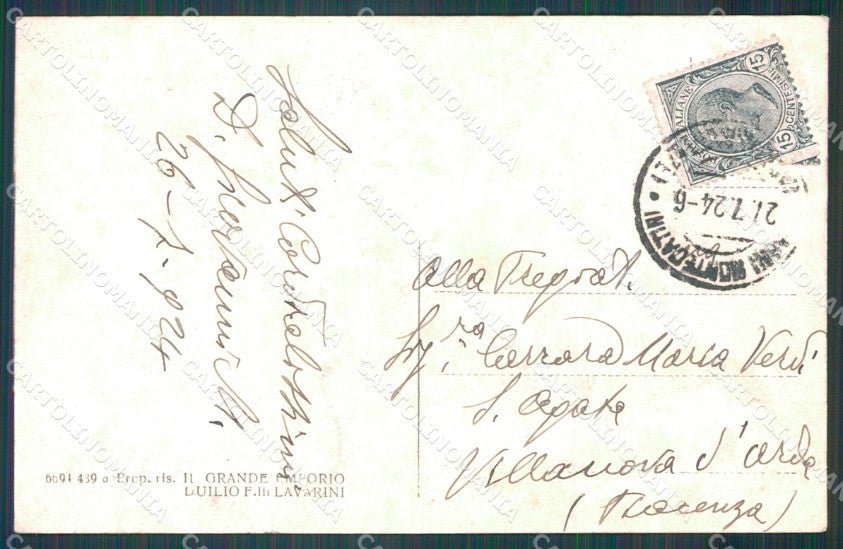 Pistoia Montecatini Stabilimento Tamerici Carrozza cartolina WX1974 – retro