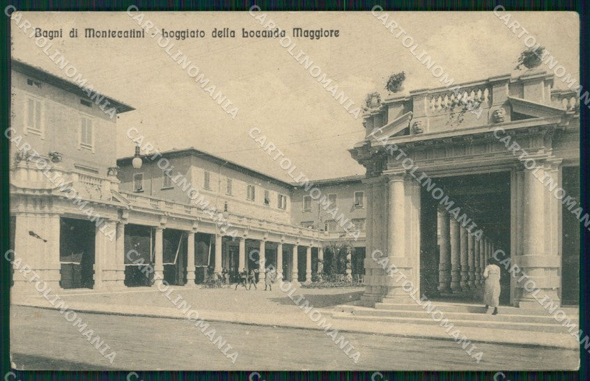 Pistoia Montecatini Locanda Maggiore cartolina WX1979 – fronte
