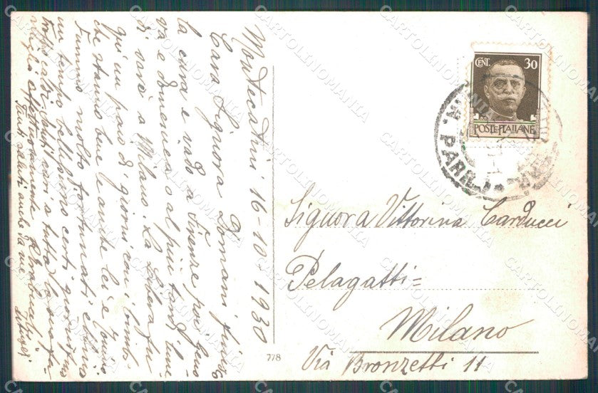 Pistoia Montecatini PIEGHINE cartolina WX1986 – retro