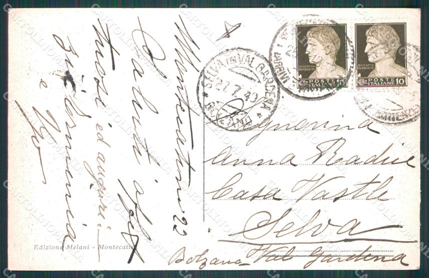 Pistoia Montecatini cartolina WX1987 – retro