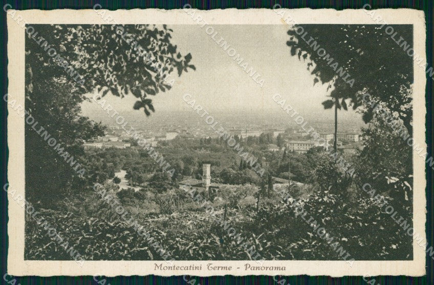 Pistoia Montecatini cartolina WX1988 – fronte