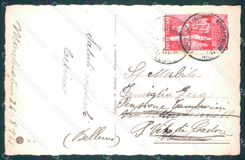 Pistoia Montecatini cartolina WX1988 – retro