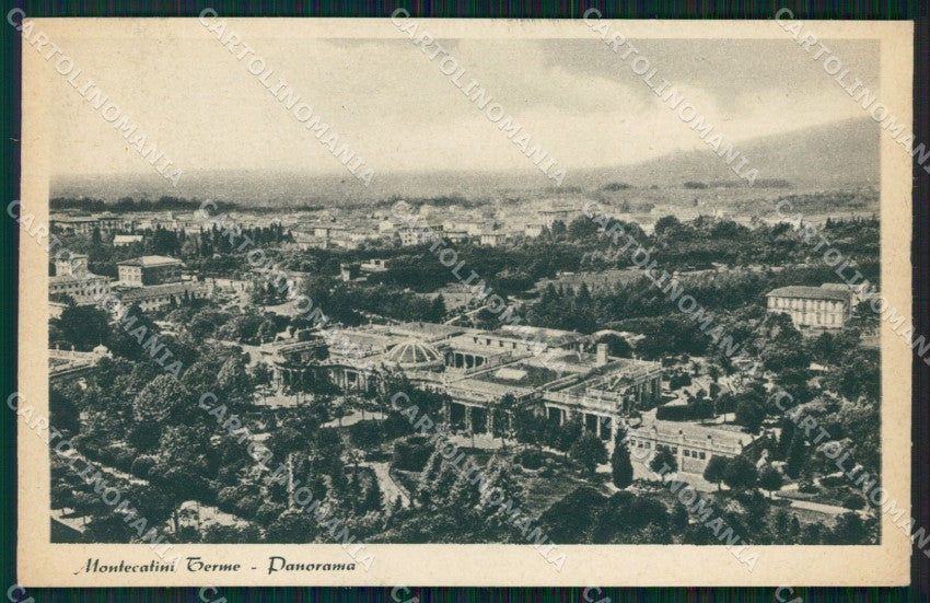 Pistoia Montecatini cartolina WX1990 – fronte