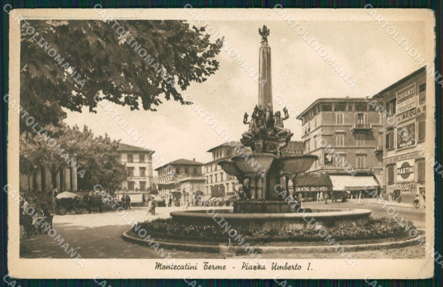 Pistoia Montecatini cartolina WX1996 – fronte